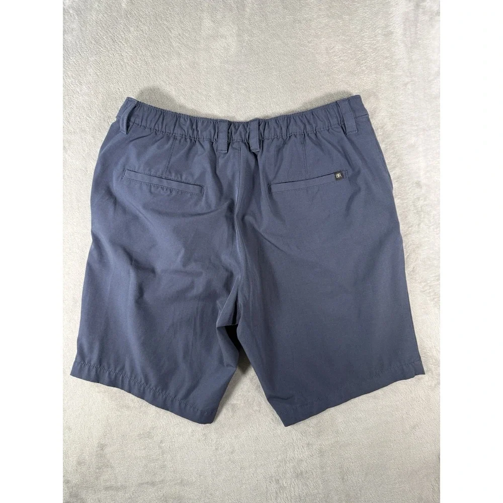 Banana Republic Shorts Mens 36 Blue Flat Front Chino Casual